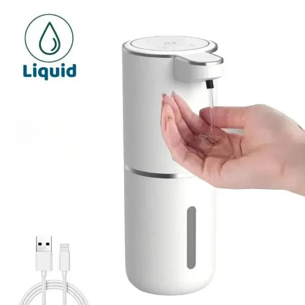 Automatic Liquid/Foma Soap Dispenser, Touchless Electric Dispenser, USB Rechargeable with Infrared Sensor for Bathroom,Kitch