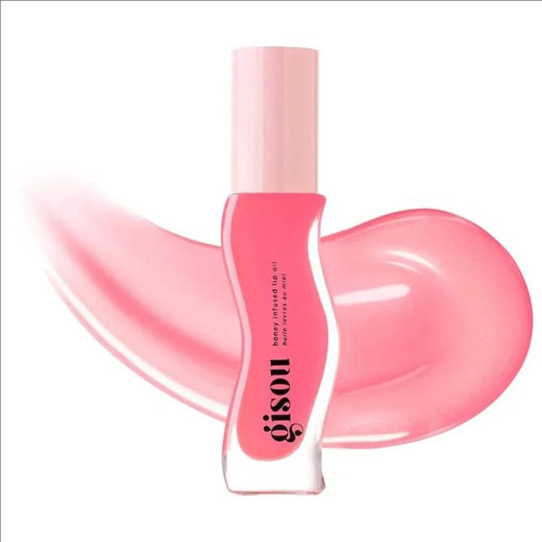Gisou New Colors Full Range Of Long - lasting Moisturizing Raspberry Swirl Lip Oils Lip Gloss Care Lip Plumping Exfoliating Gloss - Nuvio Mall
